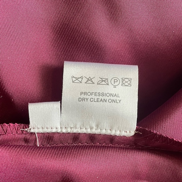 NWT ANOUSHKA G -London Silk Organza Ruffle Orchid Maxi Gown w/ appliqué flowers - Picture 13 of 13